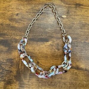 Ann Taylor Loft Outlet Multicolor Chain Link Necklace